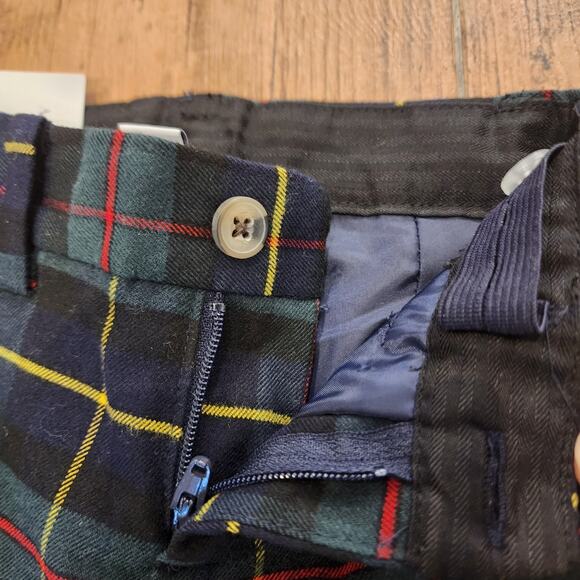 New Janie and jack blue plaid pants Size 2T - Picture 5 of 6